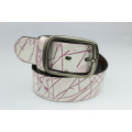 Hotsale !!!cheap leather custom printed leather belt